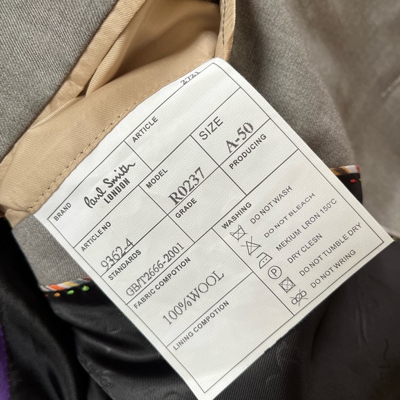 NWT Paul Smith London Suit - Picture 11 of 14